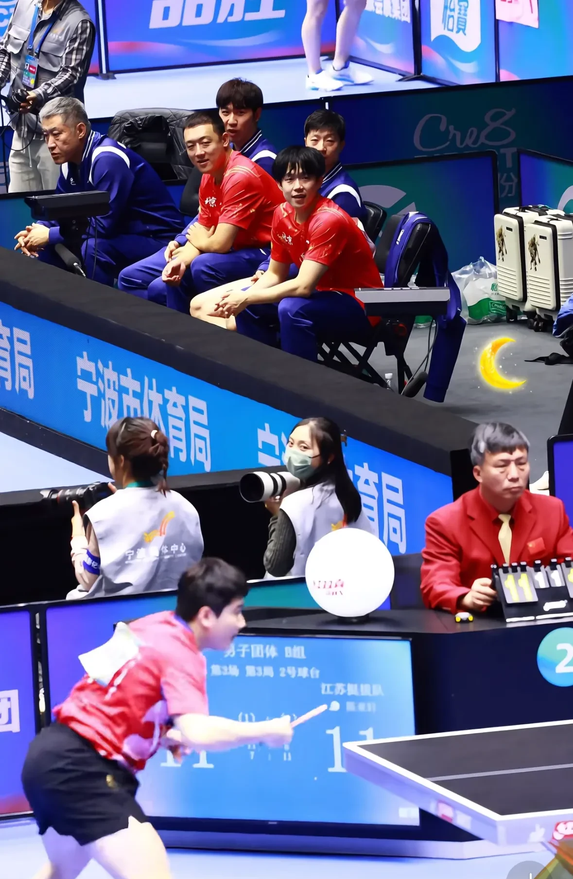 韩国乒乓球队轻取奥地利乒乓球队，马龙三分雨点燃全场的简单介绍